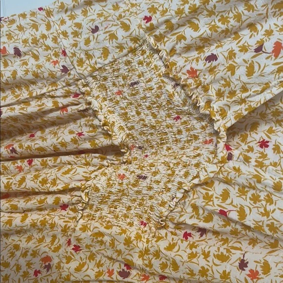 Free People Orange Tan V-Neck Sundress - Picture 5 of 5